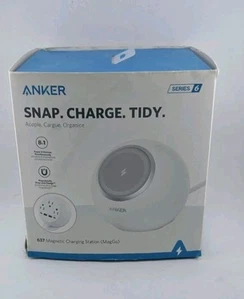 Anker Magnetic Desktop Charging Station (MagGo), 637 Magnetic Wireless Charger - Photo 1 sur 5
