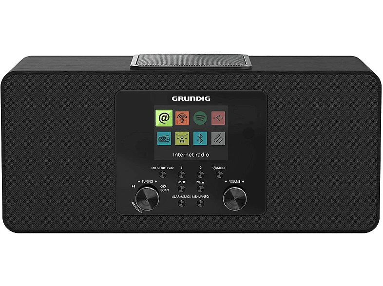 GRUNDIG DTR 6100 Internet Radio DAB DAB+ FM Bluetooth Schwarz - Bild 1 von 1