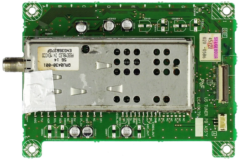 JVC SFL0F801A-M2 (SFL0F801A, LCA10479, LCB10479) 调谐器板 — 第 1/2 张图片