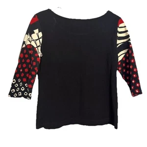Women’s 3/4 Length Sleeve Top. Didier Parakian Brand. Size 40- Aus 12 .#BB - Picture 1 of 11