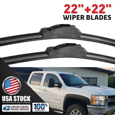 Limpiaparabrisas 22"+22" reemplazo apto para Ford F-250 Super Duty 2009-2022 Foto 1 de 4