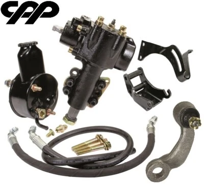 Kit de conversión de engranajes de dirección asistida Chevy II Nova Quick Ratio serie 400 1962-67 Foto 1 de 4