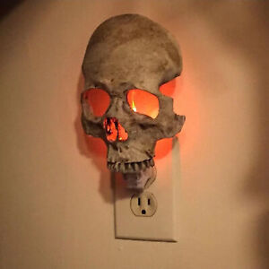 Skeleton Night Lights Scary Decorative Lights Halloween Decoration Two Colors