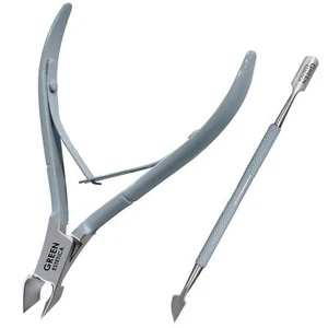 Stainless Steel Cuticle Trimmer & Pusher for Manicure (Gray) - Picture 1 of 9