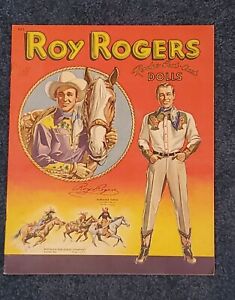 Vtg Roy Rogers RODEO CUTOUT DOLLS  booklet, 25+ western Cowboy Clothing Styles