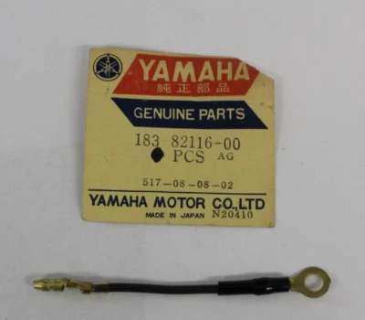 NOS YAMAHA Wire Minus Lead 183-82116-00 AS2C HS1 HS1B YAS1C See List - Image 1 of 2