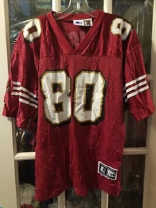 VTG Jerry Rice San Francisco 49ers Jersey Adult L/XL Mississippi Valley State - Picture 1 of 9