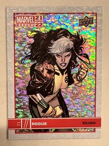 2021-22 Upper Deck Marvel Annual Silver Sparkle Foil Rogue X-Men #71