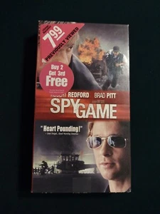 Spy Game (VHS, 2002) Robert Redford and Brad Pitt - Picture 1 of 5