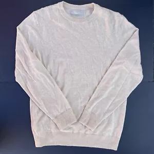 Suéter Everlane Beige Cachemir Tejido Cuello Redondo Para Hombre M - Imagen 1 de 6