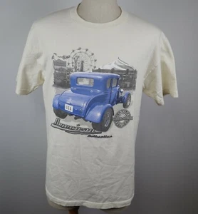 Austin Clothing T-Shirt Mens Large Crew Neck Graphic Tee American Hot Rod Car - Picture 1 of 7