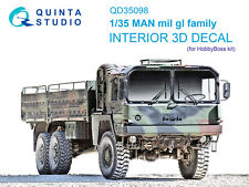 Quinta Studio QD35098, MAN mil gl fam 3D-Printed Interior decal (HobbyBos), 1:35