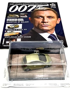 James Bond Car Collection 1/43 007 Ford KA Quantum Of Solace Gold New - Picture 1 of 13