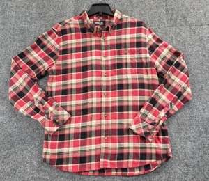 O'Neill Classic Fit Flannel Shirt Mens M Red/Multi Plaid Button Down Long Sleeve - Picture 1 of 11