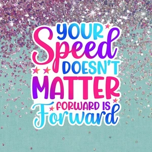 Forward Is Forward Sticker Car Truck Window Bumper Vinyl Decal Inspirational - Picture 1 of 11