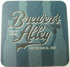 Brewer's Alley Est. 1996 Beer Coaster, Mat, Brewery, Frederick, Maryland 2012