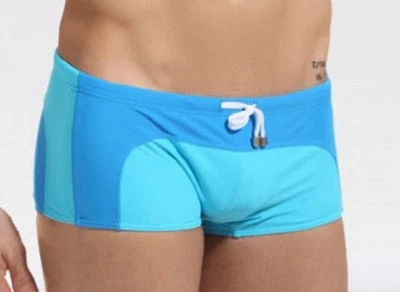 SEOBEAN 男式泳装泳裤平角内裤比基尼泳装 — 第 1/3 张图片