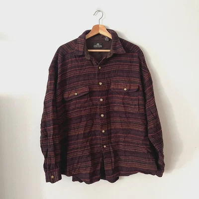 Vintage Y2K Grunge Structure Plaid Flannel Shirt Men's Size XL - Image 1 of 4