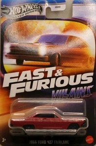 Hot Wheels 1966 Ford 427 Fairlane Fast & Furious Villains 3/5 2025 JBY36-4B10 - Imagen 1 de 6
