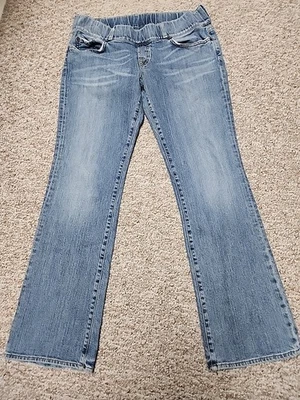 Lucky Brand Large Jeans Lil Maggie Maternity Elastic Waist Women  34x32 - Image 1 of 4