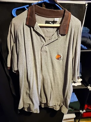 Camisa Polo Cleveland Browns Para Hombre Grande De Colección Años 90 Bordado Logo NFL Foto 1 de 4