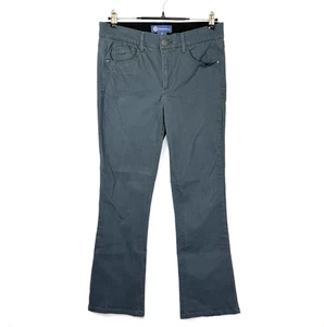Democracy Jeans Women's Size 8 Ab Solution Itty Bitty Boot Mid Rise Teal Stretch - Picture 1 of 9