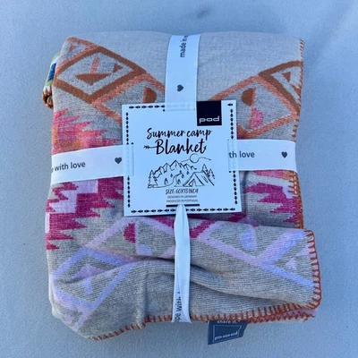 PAD Summer Camp Blanket 60x78 Inch Cotton Blend Portuguese Made - Image 1 of 4