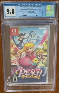 2024 SWITCH Super Mario PRINCESS PEACH SHOWTIME 1st PRINT CGC 9.8 Y-Fold A++ - Bild 1 von 4