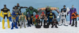 DC Universe Batman Figure Lot of 18 - Various Batman Universe Characters - Picture 1 of 23