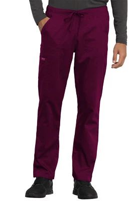 Cherokee Workwear Scrubs Unisex Tapered Drawstring Tall Pant WW020T WIN Wine - Image 1 of 4