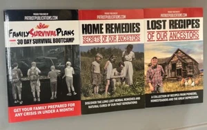 3 patriot publications books Lost Recipes, Family Survival Plans, home remedies - Picture 1 of 7