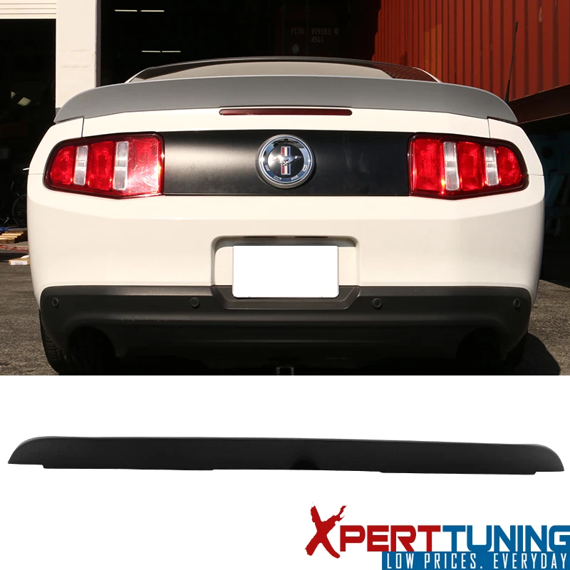 Fits 10-14 Ford Mustang Cobra GT500 Rear Trunk Spoiler Wing Lip Unpainted ABS - Image 1 of 4