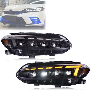 LED Headlights for Honda Civic 2022-2026 11th Gen Projector Front Lamps Assembly - Picture 1 of 5