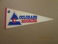 Nhl Colorado Rockies Vintage Defunct Circa 1970's Team Logo Hockey Pennant