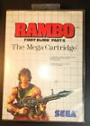 Sega Rambo Authentic Untested Cart Original Case and Manual Included