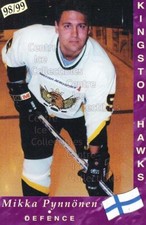 1998-99 UK British Elite Kingston Hawks #3 Mikka Pynnonen