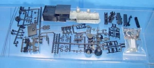 HO/HOn3 ROUNDHOUSE 2 TRUCK SHAY LOCOMOTIVE KIT W/WOOD CAB WISEMAN MODEL SERVICES - Picture 1 of 6