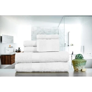 Luxurious Cotton 600 GSM Bathroom Towel Set of 6 by Ample - Picture 1 of 55