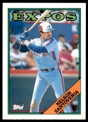 1988 TOPPS TRADED NELSON SANTOVENIA MONTREAL EXPOS #102T - Image 1 of 2