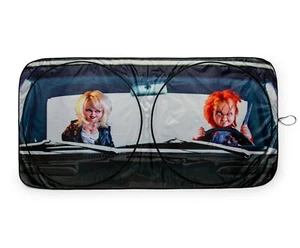 Child's Play Chucky Sunshade for Car Windshield | 64 x 32 Inches - Picture 1 of 7