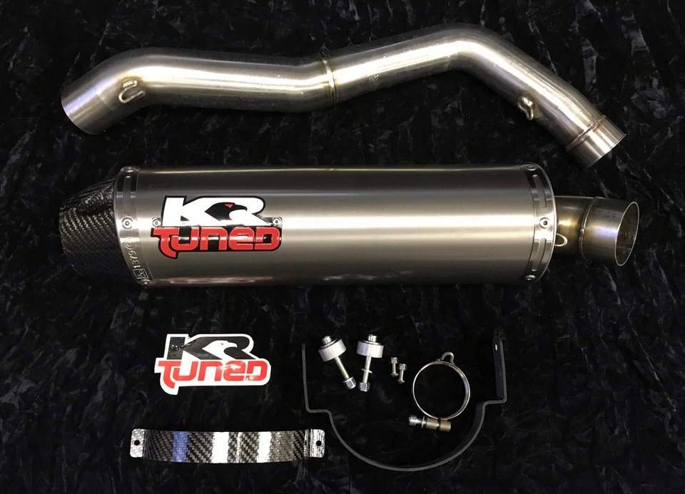 2007-2008 Honda CBR600RR KR Tuned Slip On Escape Titanium CF 40709-2299 - Imagem 1 de 4