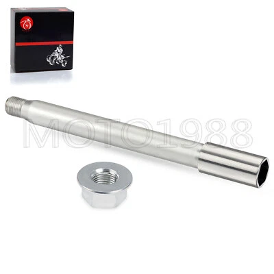 Eje y tuerca de rueda delantera para Honda CR125R CR250R 2004-2007 CRF250R CRF450R 04-2024 Foto 1 de 4