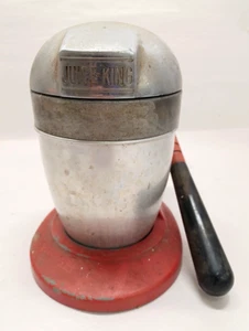 Vintage Juice King JK-35 Hand Crank Juicer Red National Diecasting Company - Picture 1 of 9