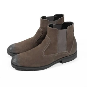 G.H. Bass Heritage Collection Malone Ankle Chelsea Suede Boot Brown 11.5 M - Picture 1 of 8