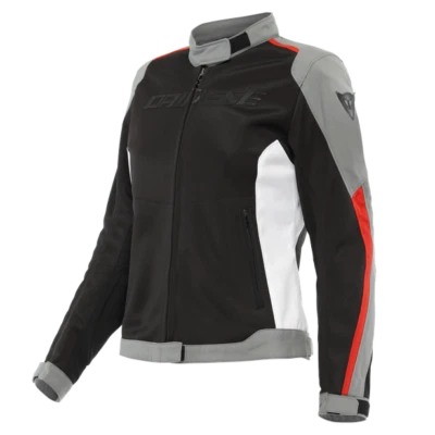 Chaqueta Mujer Moto Dainese Hydraflux 2 Lady Dry Gris Rojo Primavera Verano - Imagen 1 de 4