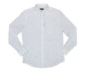 Club Room Ditsy Floral Long Sleeve Men's Button Down Shirt S NWT White - Picture 1 of 2