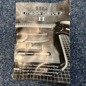 Sega Mega Drive Console II 2 Original Instruction Manual Booklet - Picture 1 of 3