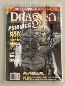Dragon Magazine Issue #281 Psionics Underdark Monks Dungeons & Dragons D&D - Imagen 1 de 1