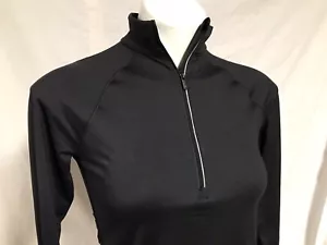 Womens Workout Zip Pull Over All In Motion Black XS NWT - Picture 1 of 5