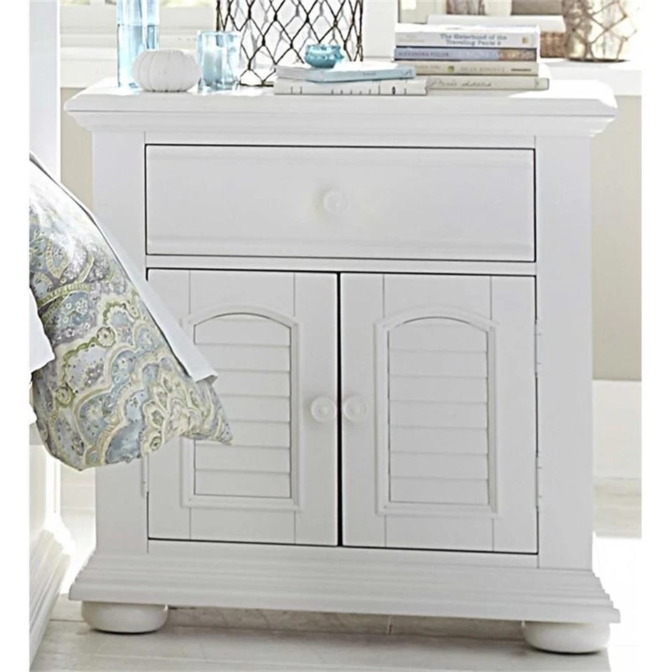 Mesita de noche blanca Summer House I Foto 1 de 2